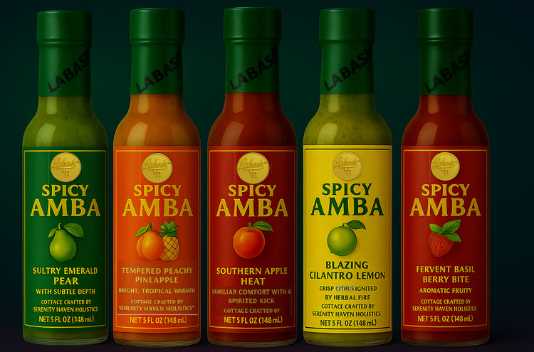 Spicy Amba™ (Seasoned Semi-Sweet Fruit-Base Accompaniments)
