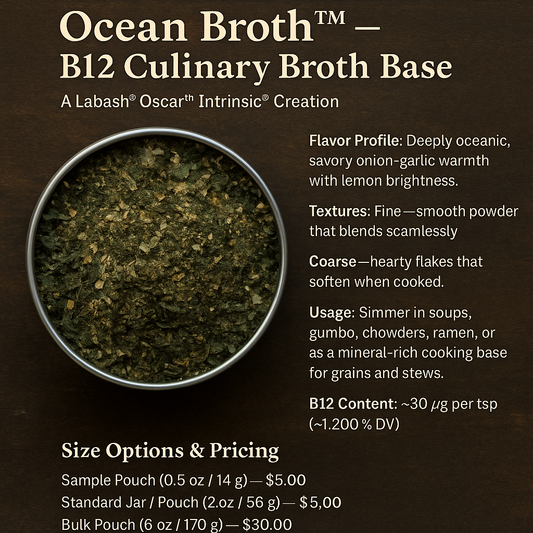 Ocean Broth™- B12 Culinary Broth Base
