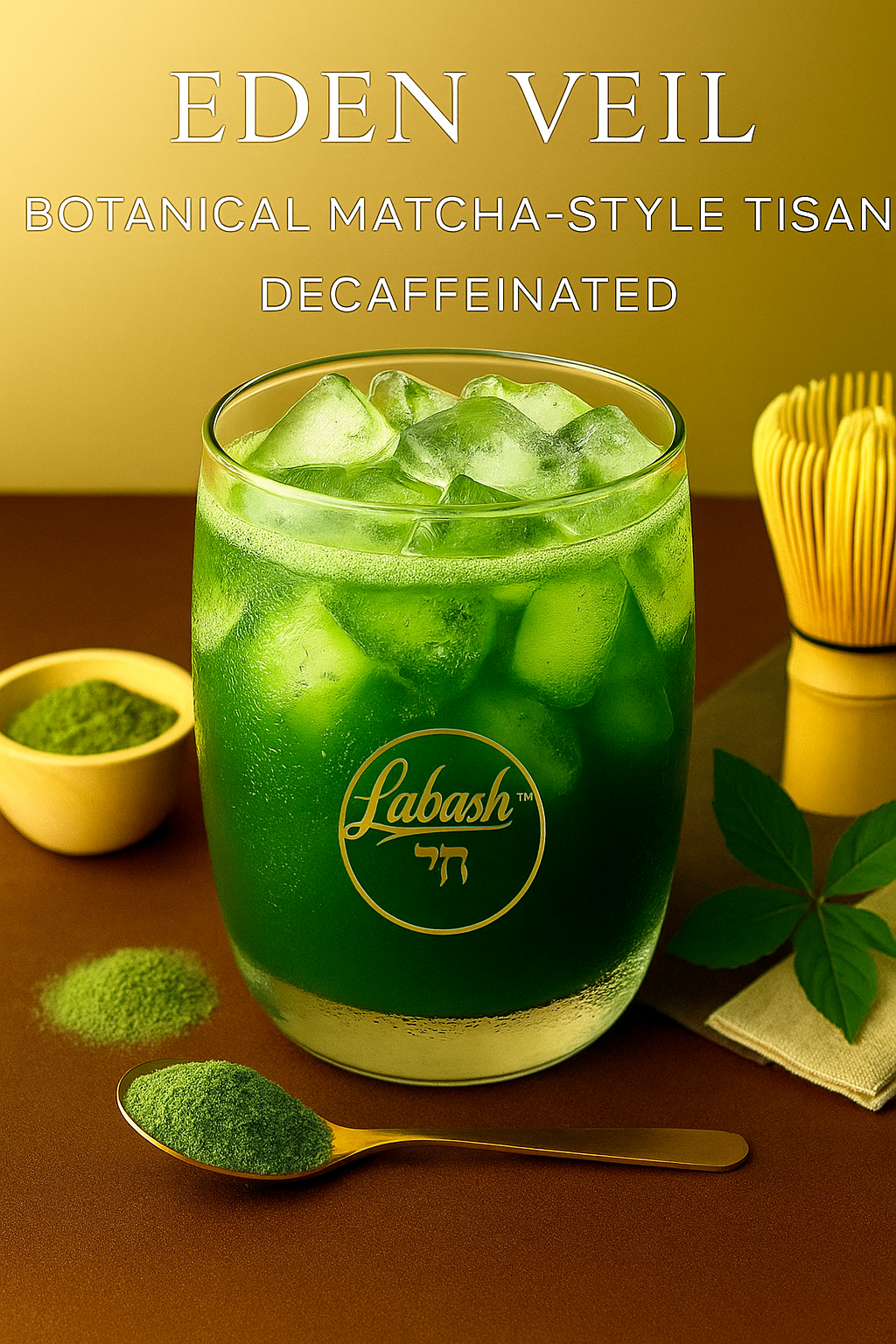 Eden Veil™️ -  Botanical Matcha-Style Tisane (Decaffeinated)