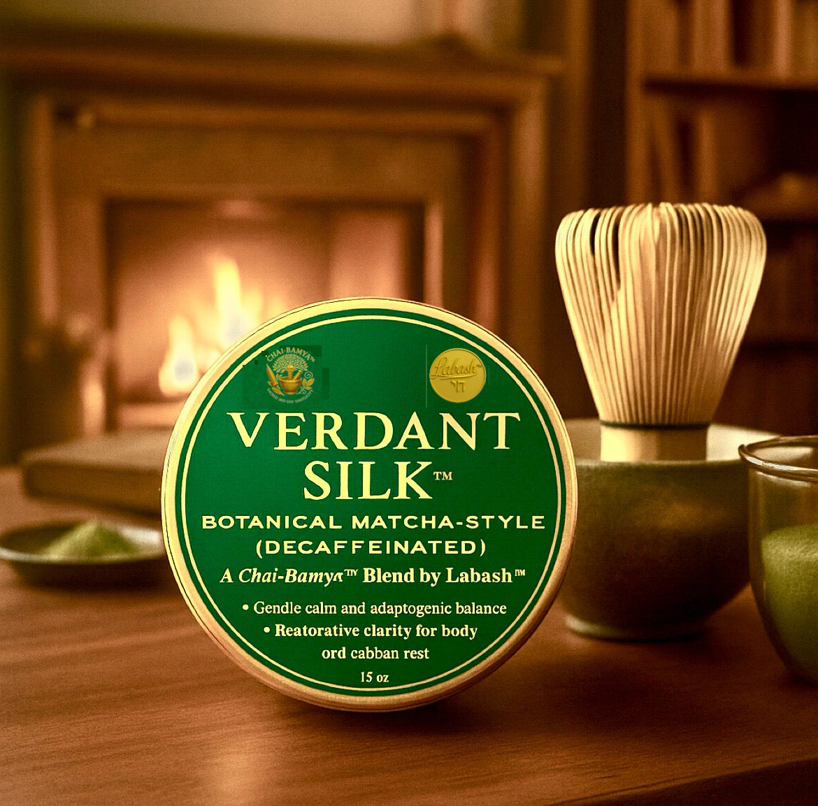 Verdant Silk™ Botanical Matcha-Style Tisane (Decaffeinated)